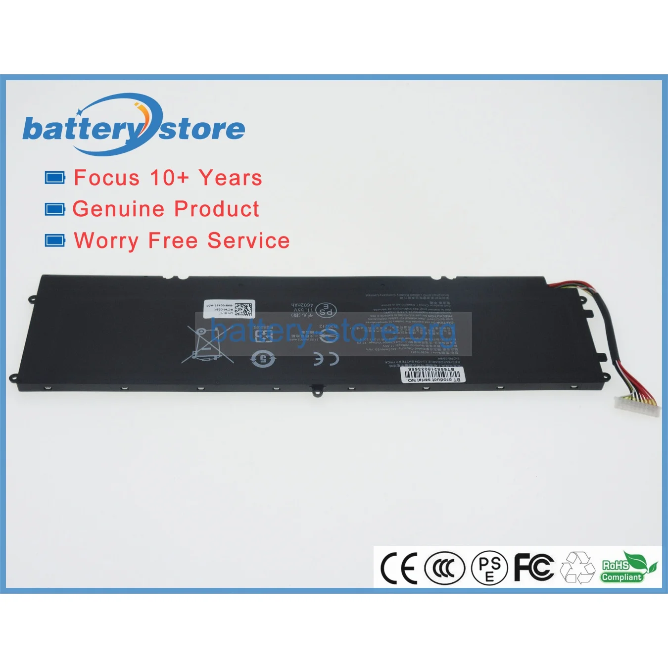 Оригинальная искусственная кожа для Φ BLADE STEALTH 13 2018 2019 GTX Edition 11.55V 3 Cell