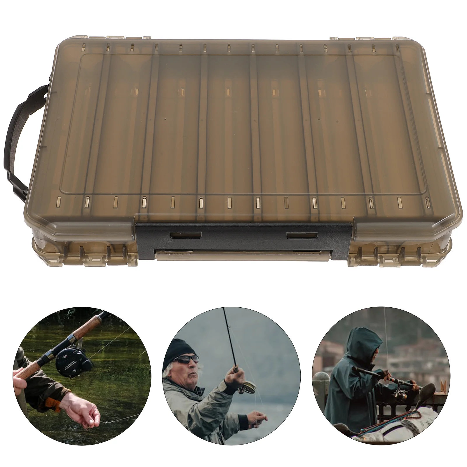 

Tackle Storage Box Boxes Lure Portable Organizer Case Accessory Terminal Holder Gear Bait Tray Saltwater Crankbait Removable