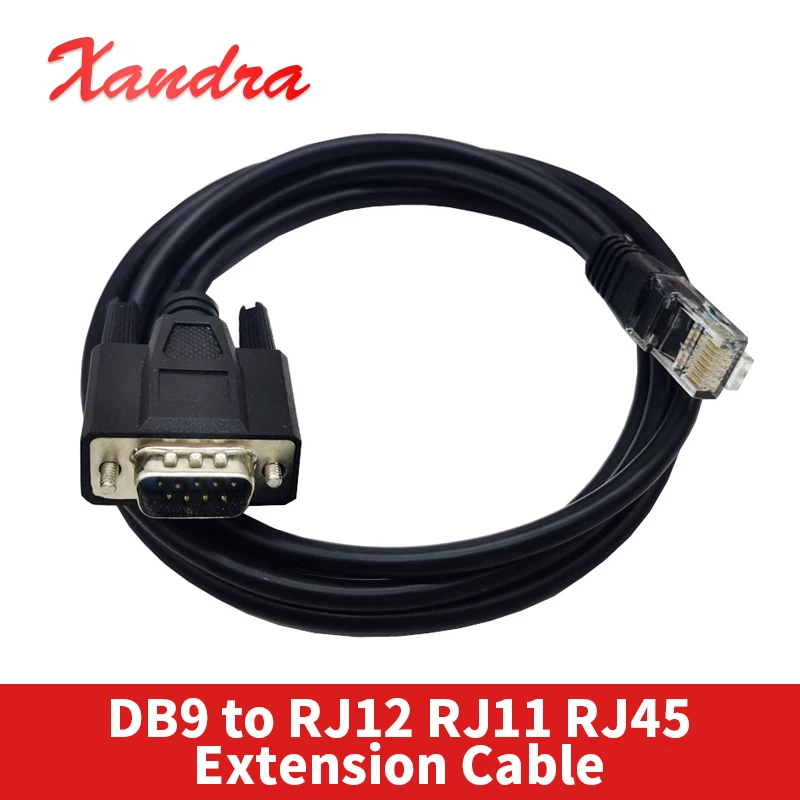 Фото Удлинительный кабель RS232 DB9 к RJ12 RJ11 RJ45 6p6c 6p4c Crystal Head к удлинителю DB9 «папа/гнездо» rj12 11 к разъему датчика RS232 №1