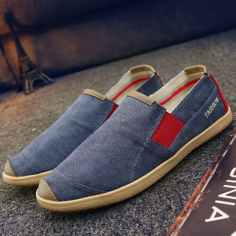 

Men Casual Shoes Espadrilles Slip on Breathable Classic Men Canvas Shoes Loafers Cheap Men Lazy Boat Driving Shoes For Men Comfy