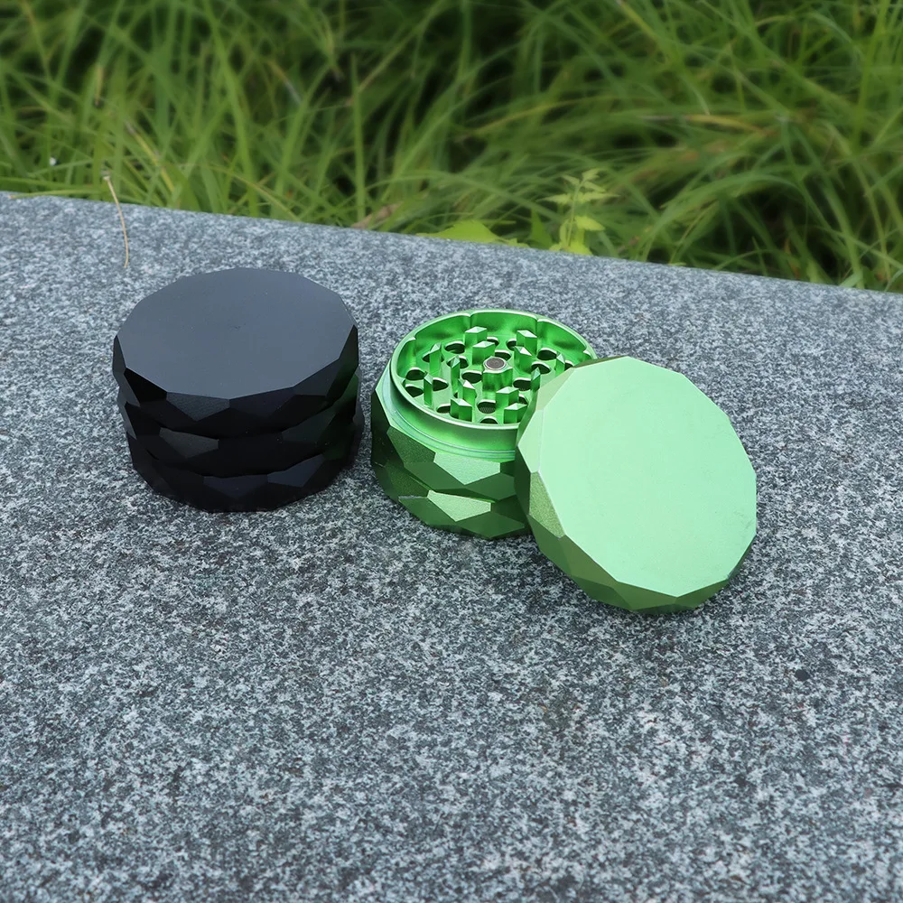 

63MM 4-Layers Grinder for Smoking Weed Aircraft Aluminum Tobacco Shredder Herbal Grinders Spice Crusher Portable Manual Mills