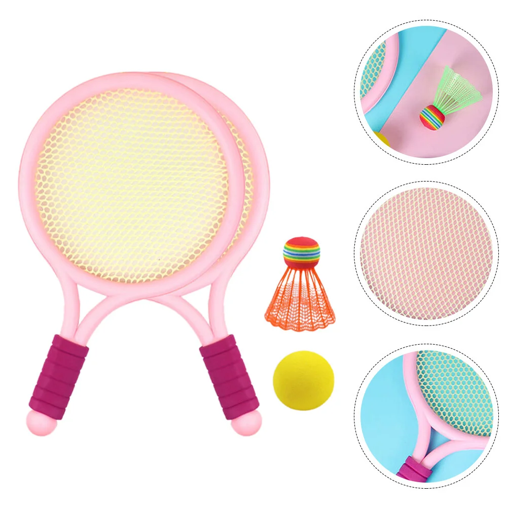 

Racket Badminton Set Kids Professional Beach Tennis Ball Paddle Children Plastic Toddler Outdoor Toy