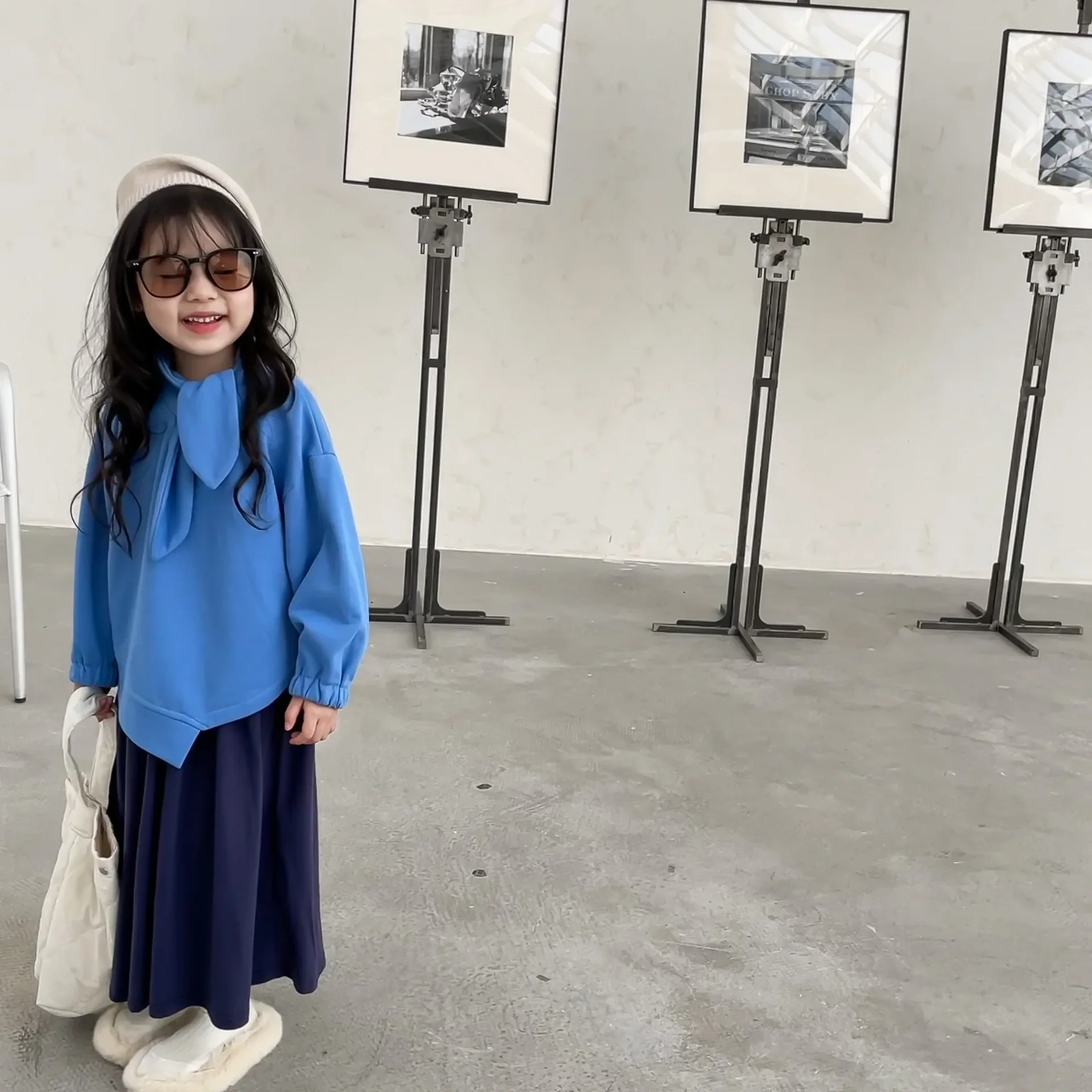 Толстовка жилет юбка юбка-джампер весна-осень новая корейская мода повседневная