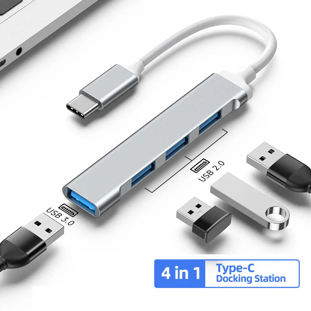 

Мини-Разветвитель USB Type C, 3,0 дюйма, OTG