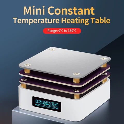 Нагревательный мини-стол PD 65 Вт с постоянной температурой, цифровой дисплей, нагревательная пластина с регулируемой температурой, подогревательная платформа