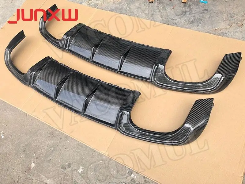 

Carbon Fiber /FRP Unpainted Rear Lip Spoiler Diffuser for Audi A3 Sline S3 Sedan 4 door Not A3 Standard 2017 2018 Car Styling