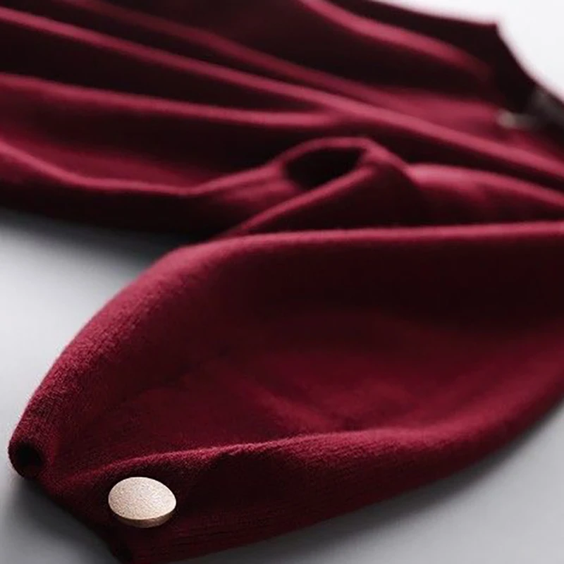 Женский пуловер с круглым вырезом свободный элегантный вязаный свитер в