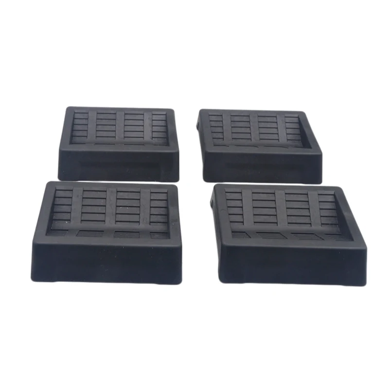 

1pc Rubber Furniture Caster Cups Sofa Chair Bed Foot Wheel Stoppers Prevents Scratches Hardwood Floor Protectors Black