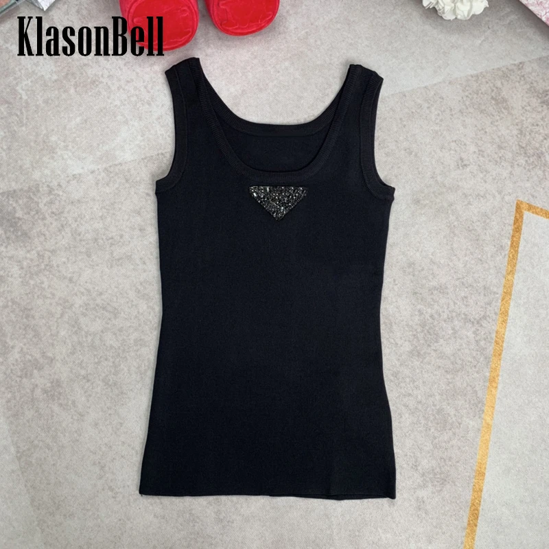 

5,25 KlasonBell Женский трикотажный топ с бисером