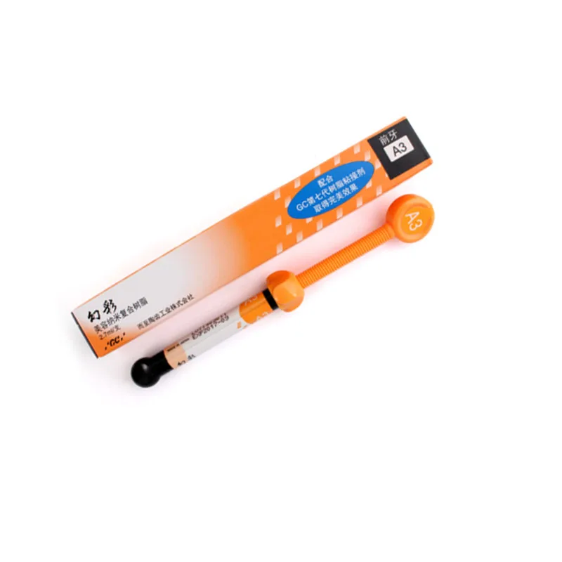 Oral Materials Dental Filling Composite Resin Light Cure Composite 4g/Syringe A1 A2 A3 A3.5 Anterior Shade PA2 Posterior Teeth