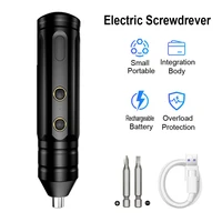 mini portable electric screwdriver kit rechargeable smart cordless automatic screwdriver set for mobile phones home repair tools