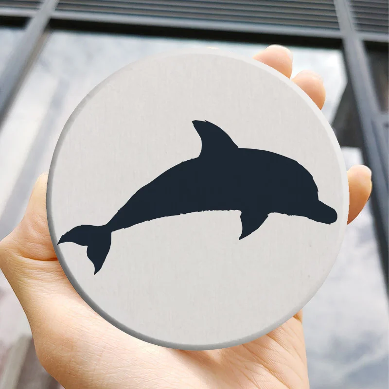

Diatom Mud Printed Cup Coaster Whales fall Food Table Coffe Table Home Decoration Accessories Modern Cutting Mat Plate Mat