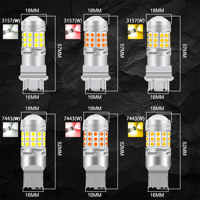 2 шт. лампы T20 W21W W21/5W WY21W 7440 7443