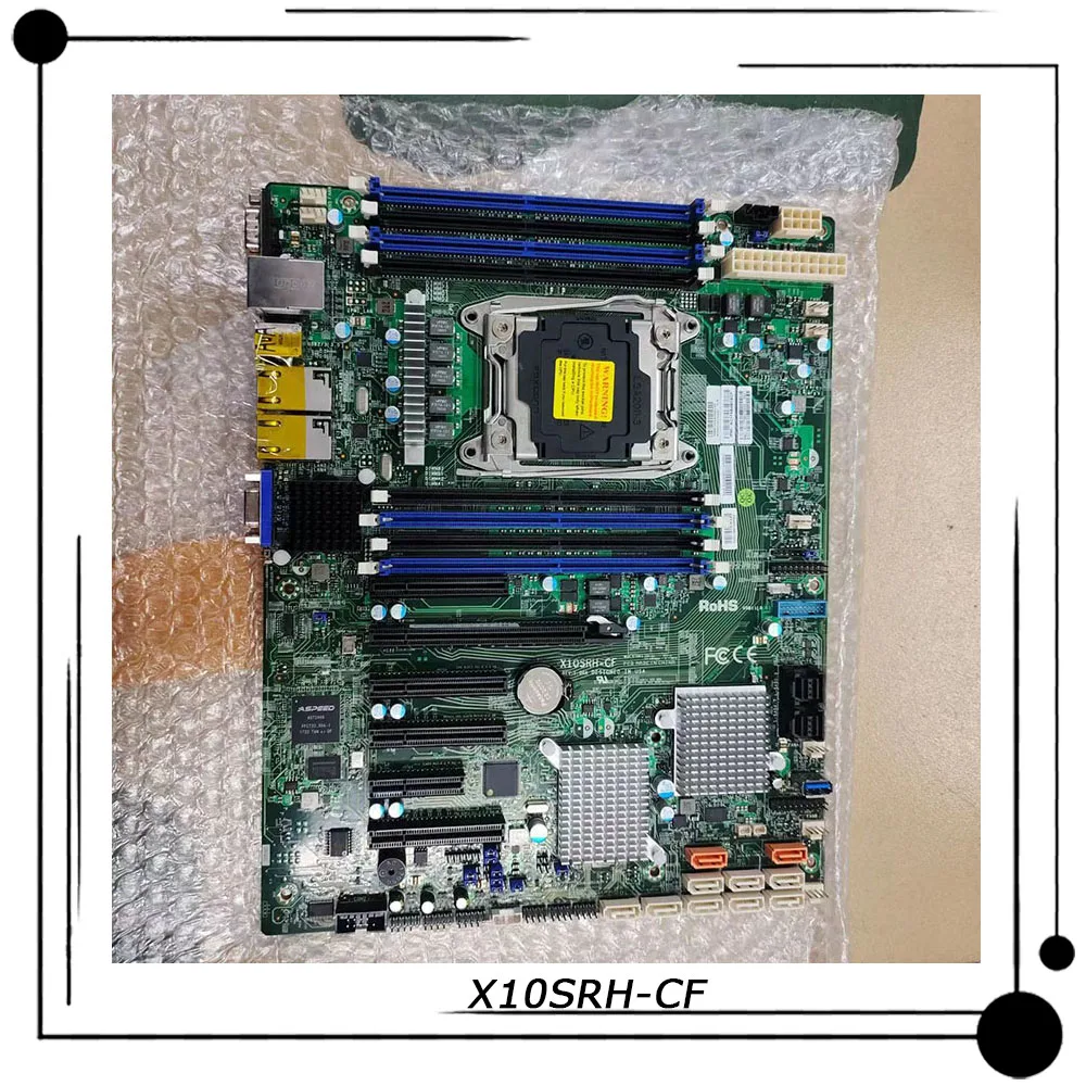 

X10SRH-CF For Supermicro Single-socket Server Motherboard Intel C612 LGA 2011 DDR4 Support V3 V4 Perfect Test Before Shipment