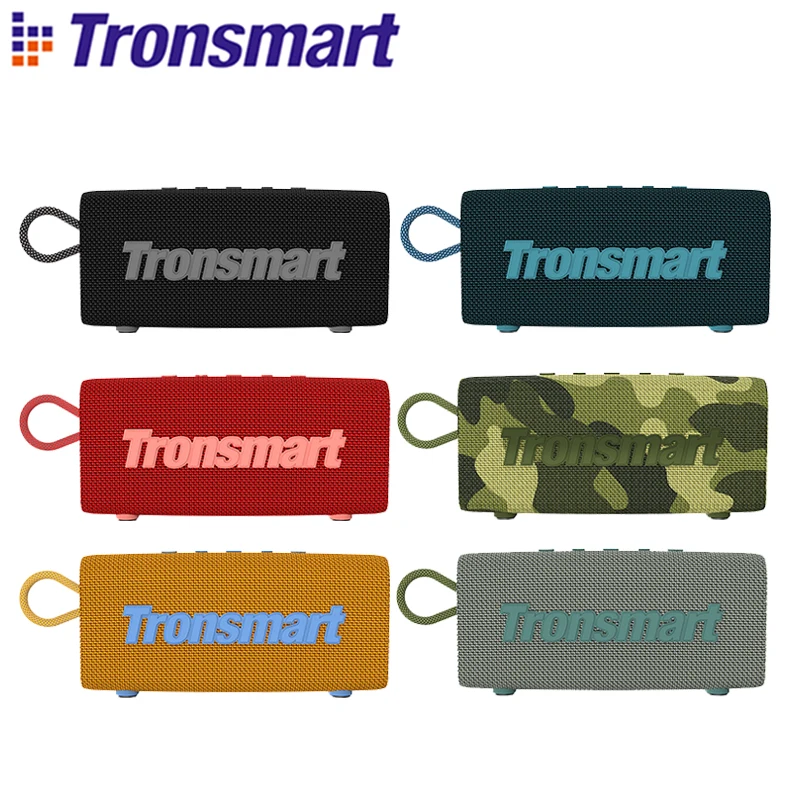 

Tronsmart Trip Bluetooth 5.3 Speaker Dual-Driver Portable Speaker with IPX7 Waterproof, True Wireless Stereo for Outdoor