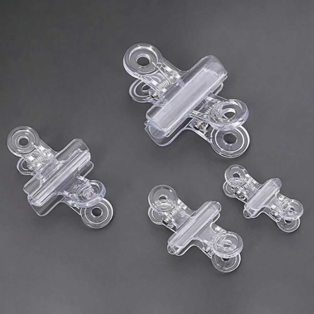

5x Fly Tying Clip Stacker Feather Bender Assorted Clips Transparent Dubbing Hackle Holding Tools Fly Fishing Feather Knot Tackle