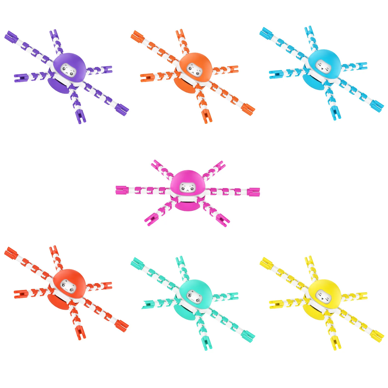 

Трансформируемая игрушка на кончик пальца, механический Спиннер, ручной гироскоп, игрушка для декомпрессии, вращающийся деформированный С...