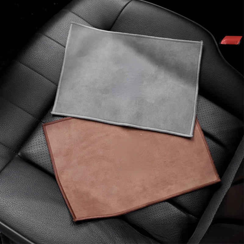 

Suitable for Tesla Model 3 Y S X Cleaning Cloth Car Towel Microfiber Car Wash Cloth Care Coral Fleece Suede