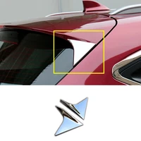 abs chrome car rear spoiler conner rear door cover decorative trim for honda vezel hr v hrv 2014 2019 car styling accessories