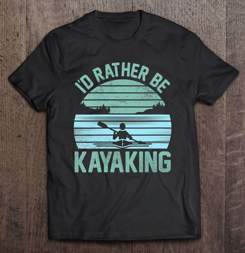 

Мужская винтажная ретро-футболка Wo men с Каякингом, футболки для мужчин, мужские футболки, футболки