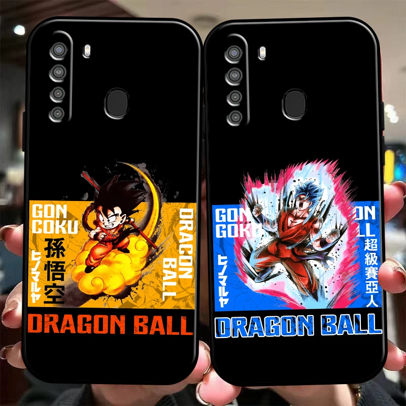 

Japanese Dragon Ball Anime Phone Case For Samsung Galaxy A32 4G 5G A51 4G 5G A71 4G 5G A72 4G 5G Black Soft Coque