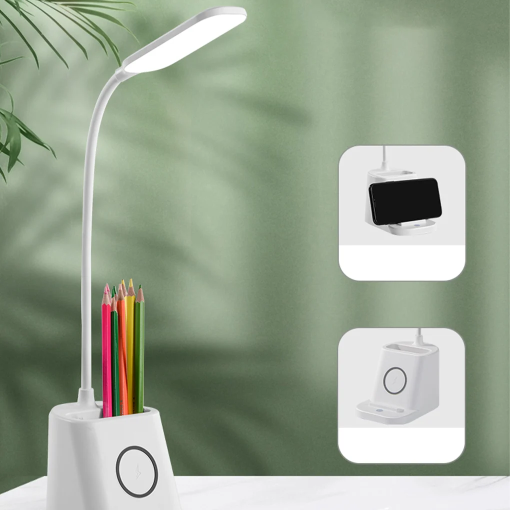 

LED Desk Lamp Foldable Touch Control Lamps Rechargeable Light Eye Protection Desktop Students Tools Bedroom Office