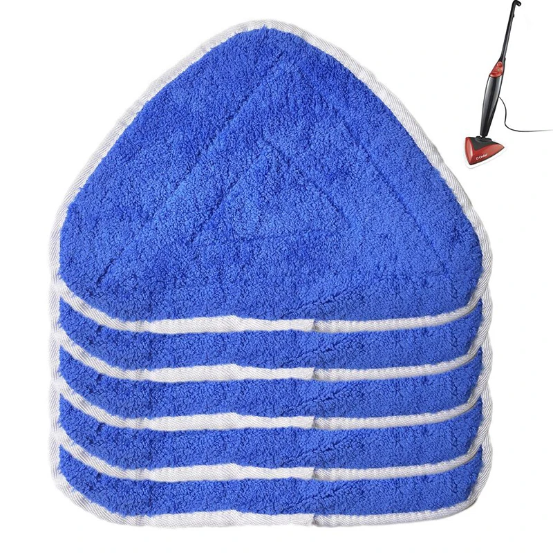 

5 PCS Microfiber Cloths Steam Mop Pads Replacement Compatible for Vileda O-Cedar Steam Mop Head Floor Cleaning Reusable Refills