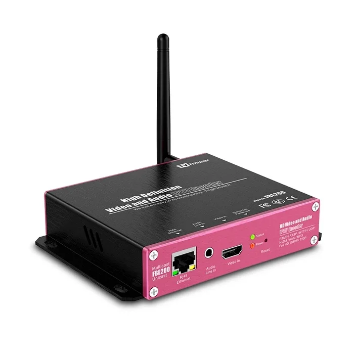 Фото H 264 265 D EVC Encoder Поддержка LS M3U8 TTP RTSP RTMPS UDP ONVIF для Youtube Facebook Wowza Live Streaming №1