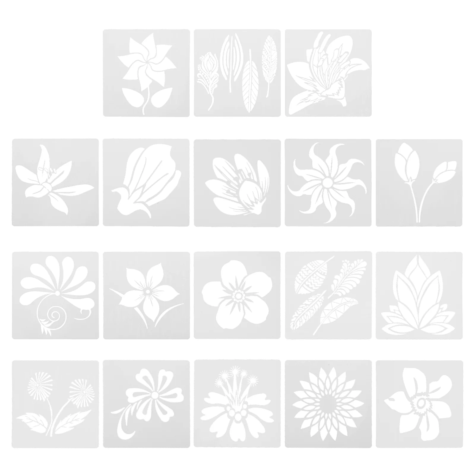 

Stencils Paintingstencil Drawing Template Kidssunflower Flower Templates Mandala Tile Canvas Crafts Wall Wallsadults