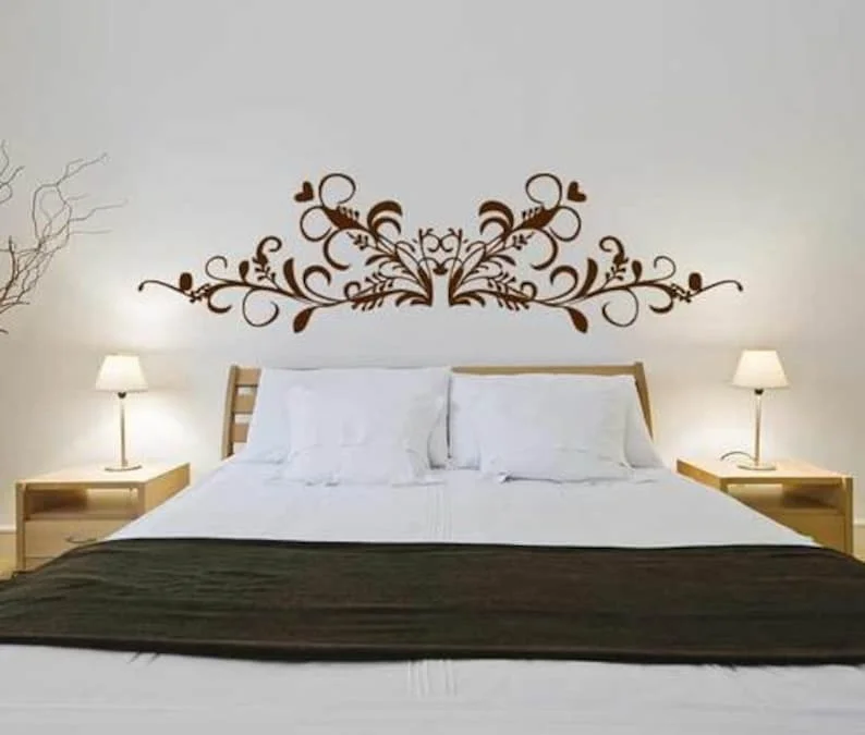 

Baroque Headboard 3 Wall Decal Sticker Bedroom Decorative Mural