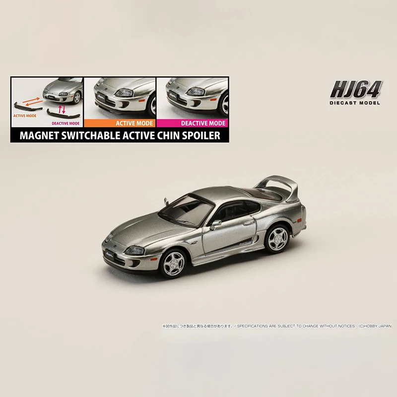 Фото Хобби Япония 1/64 SUPRA A80 JDM Коллекция сплавов Модель автомобиля Сувенир Дисплей Украшения JZA 80 №1