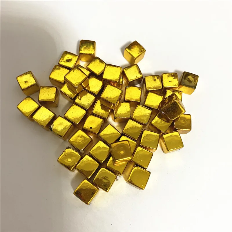 100 шт./компл. золото со спрямленными углами угловой Кристальные кости шахматная