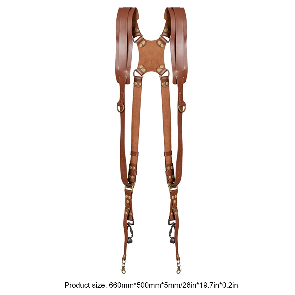 Кожаный ремень для камеры Регулируемый кожаный плечевой Портативное