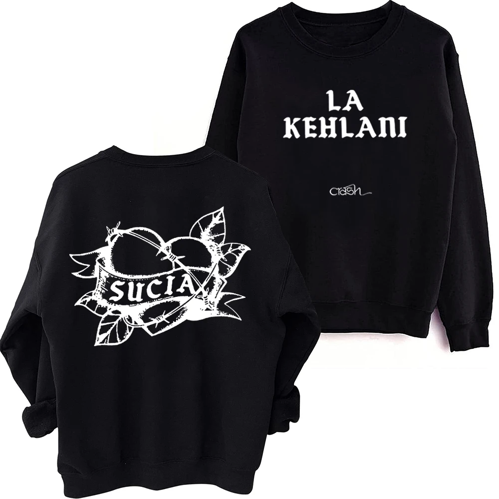 Kehlani Sucia Sweatshirt Crash Album Merch Fan Gift Harajuku Round Neck Oversize Hoodie