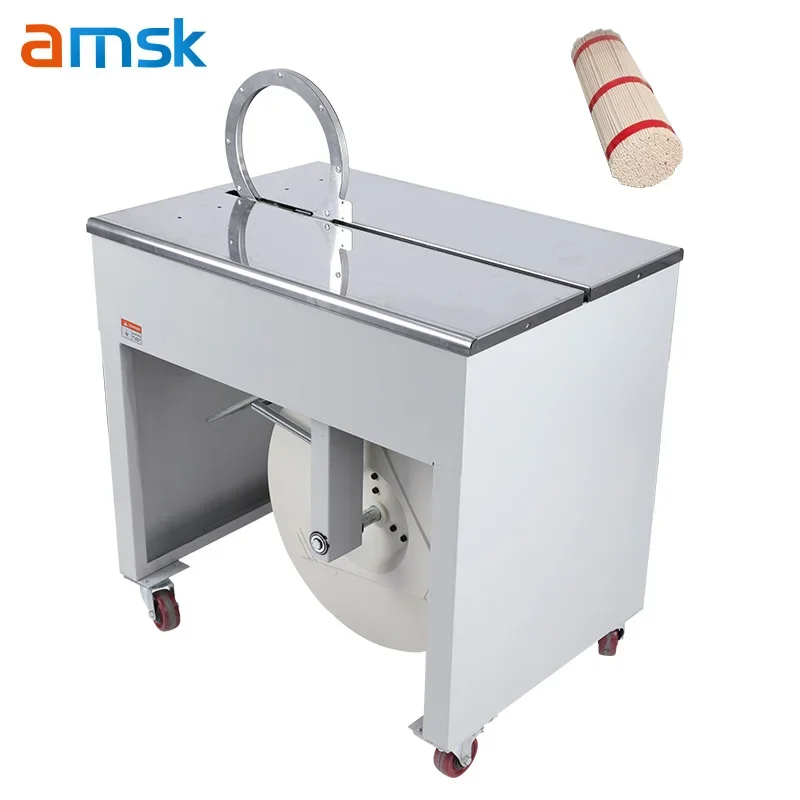 RL-800 Rail Orbitale Deluxe Balenpers Voor Stalen Buis Houten Strip Strapper Электриische Verpakking Automatische Verpakkingsmach