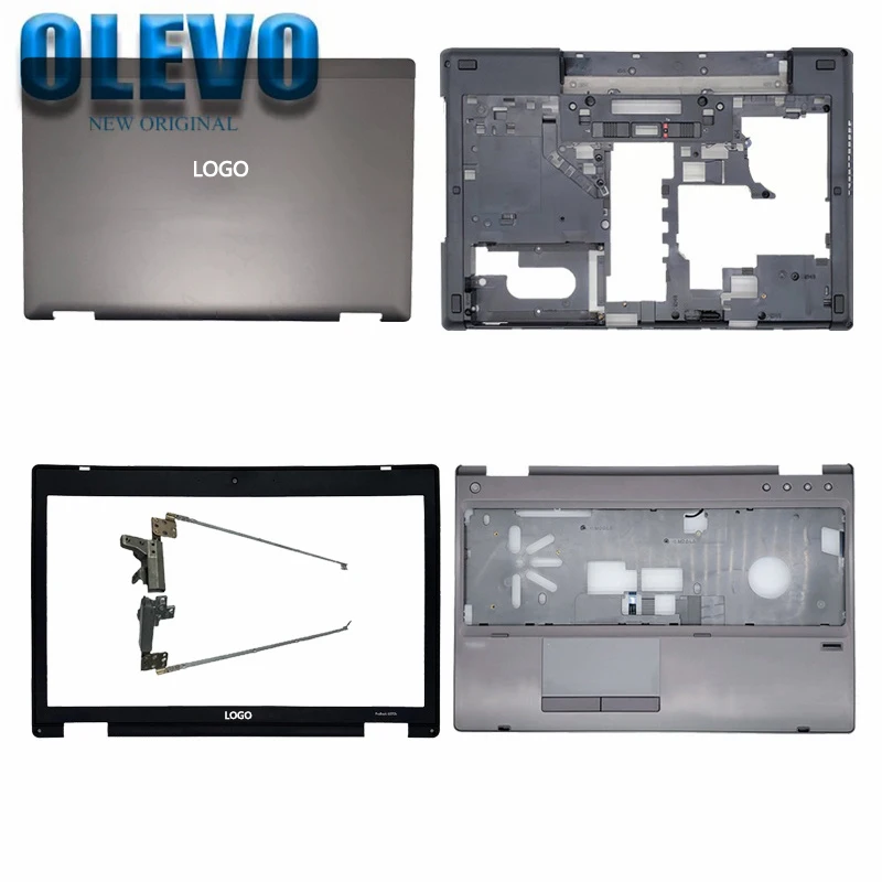 

NEW Laptop Back Front Case For HP ProBook 6560B 6570B LCD Back Cover Bezel Frame Hinges Palmrest Bottom Shell 641202-001