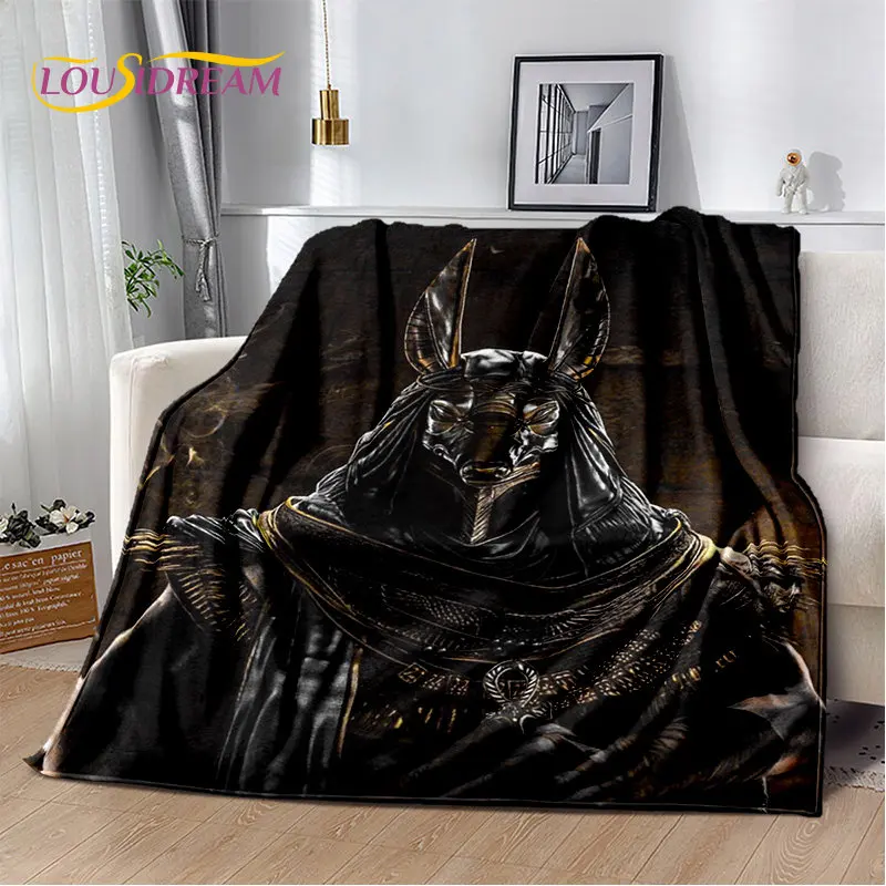 

Anubis Egypt Death Mythology Horus Soft Plush Blanket,Flannel Blanket Throw Blanket for Living Room Bedroom Bed Sofa Picnic Kids