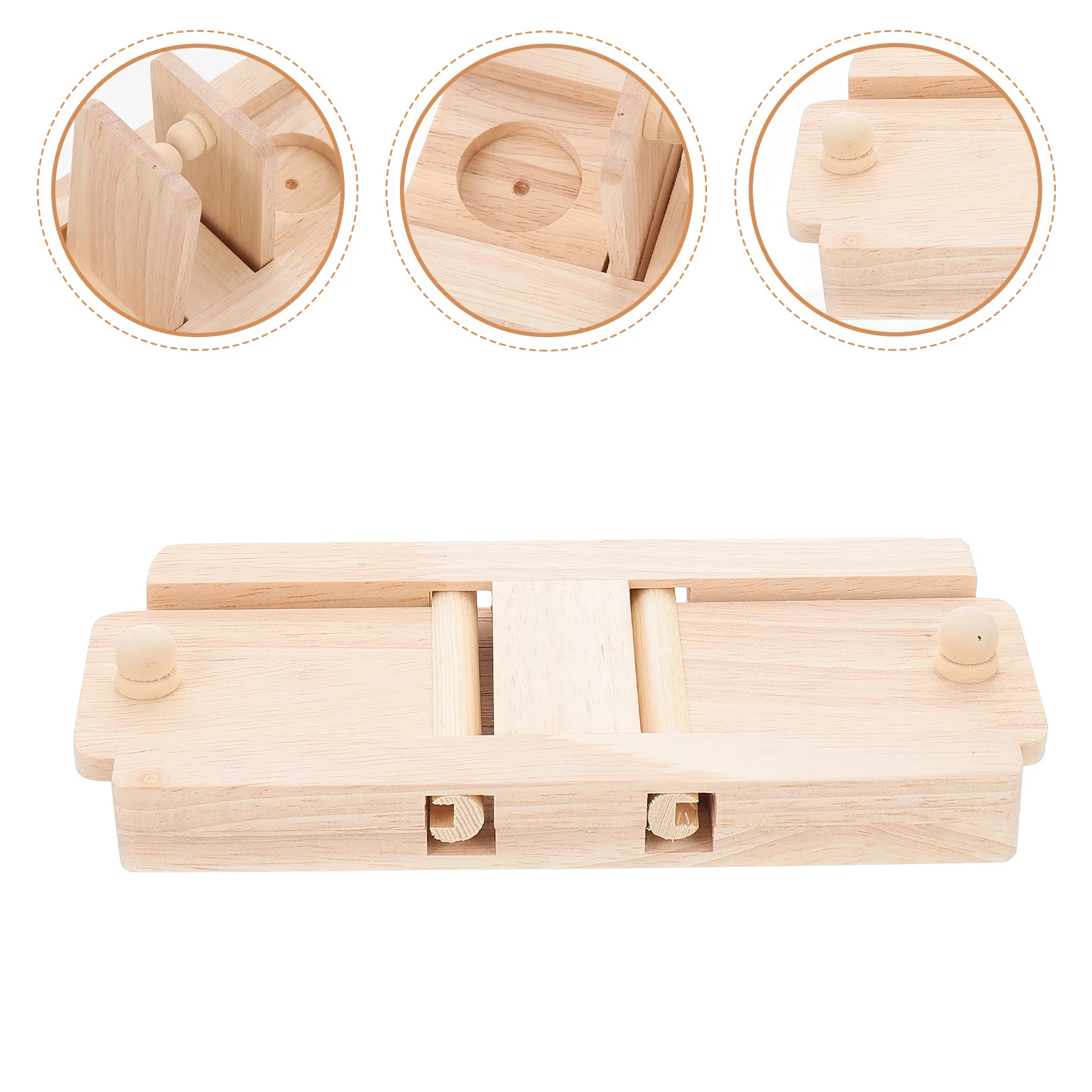 

Toy Hamster Foraging Wooden Toys Tunnel Hide Treats Interactive Pet Puzzle Hiding Rabbits Animals Woven Hideout Guinea Snuffle