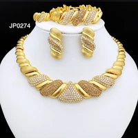 dubai jewelry sets necklaces for women large earings wedding banquet party jewelry free shipping