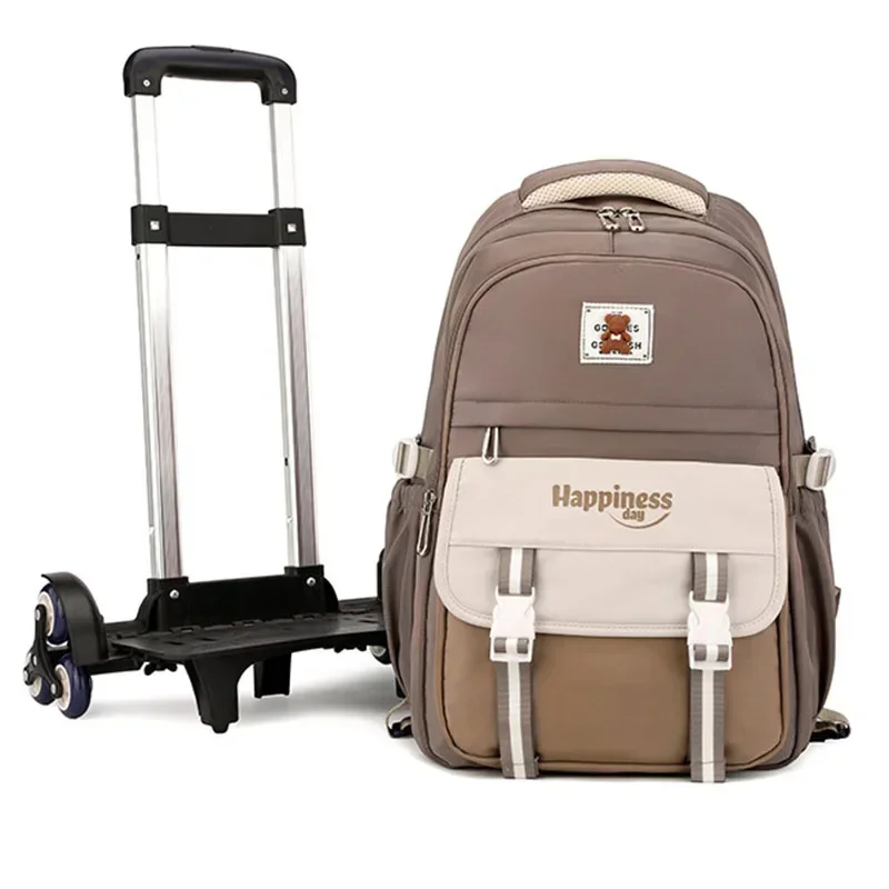 Новинка 2014 сумки на колесиках для школы школьные учащихся рюкзаки девочек