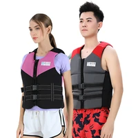2022 professional adult water sports life jacket neoprene buoyancy vest men and women sailing fishing kayak swimming life jacket