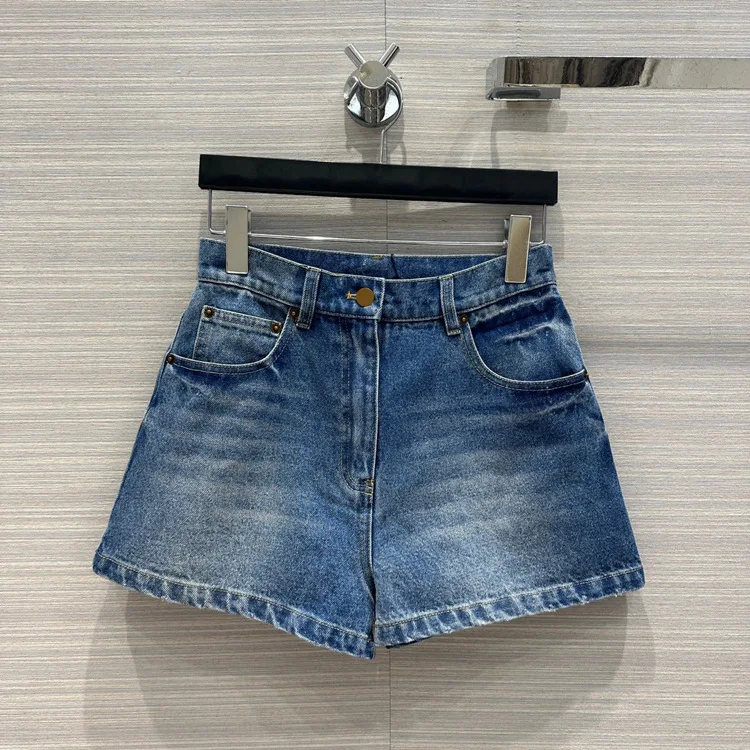 

Высококачественные Женские повседневные джинсовые шорты, повседневная одежда, тонкие популярные брюки с высокой талией, джинсовые шорты