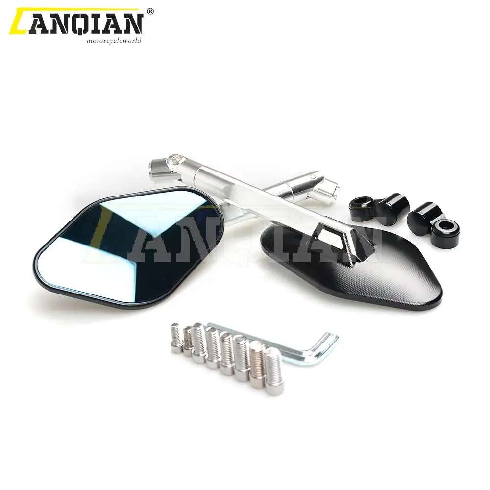 Алюминиевое мотоциклетное боковое зеркало заднего вида M8 M10 для SUZUKI bandit 600 1200 BMW C600