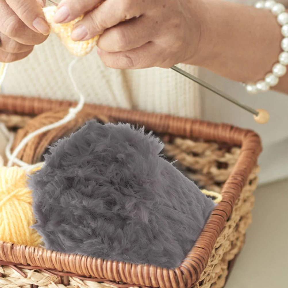 

Faux Fur Yarn Household Crochet DIY Multi-function Knitting Acrylic Fibers Dishcloths