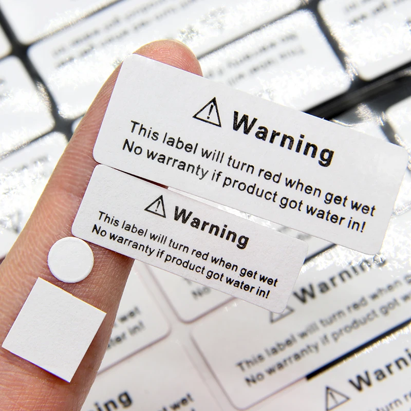 Рисунок 2 - водочувствительные наклейки