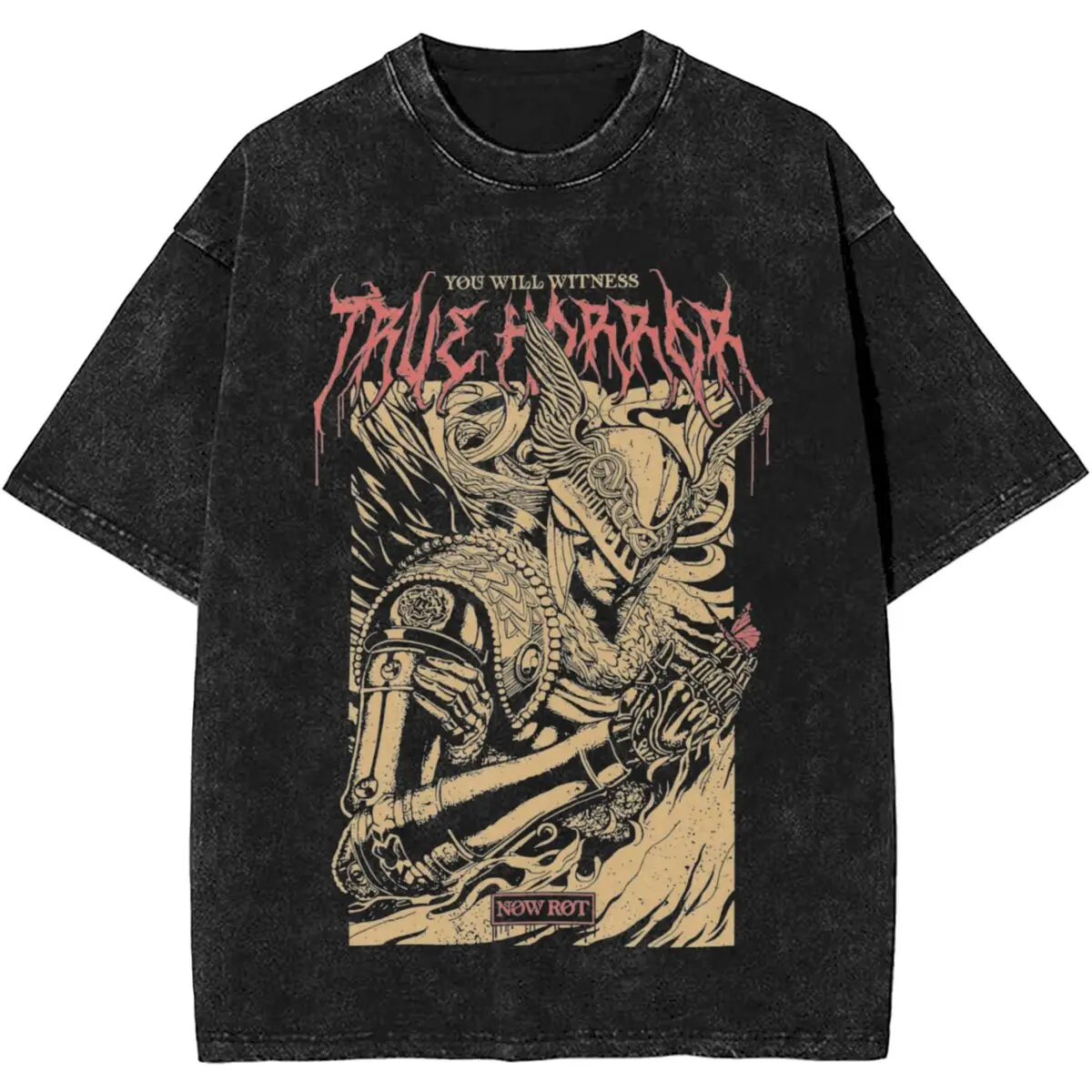 Новинка футболка с эффектом потертости маления лезвие мидони одежда ретро