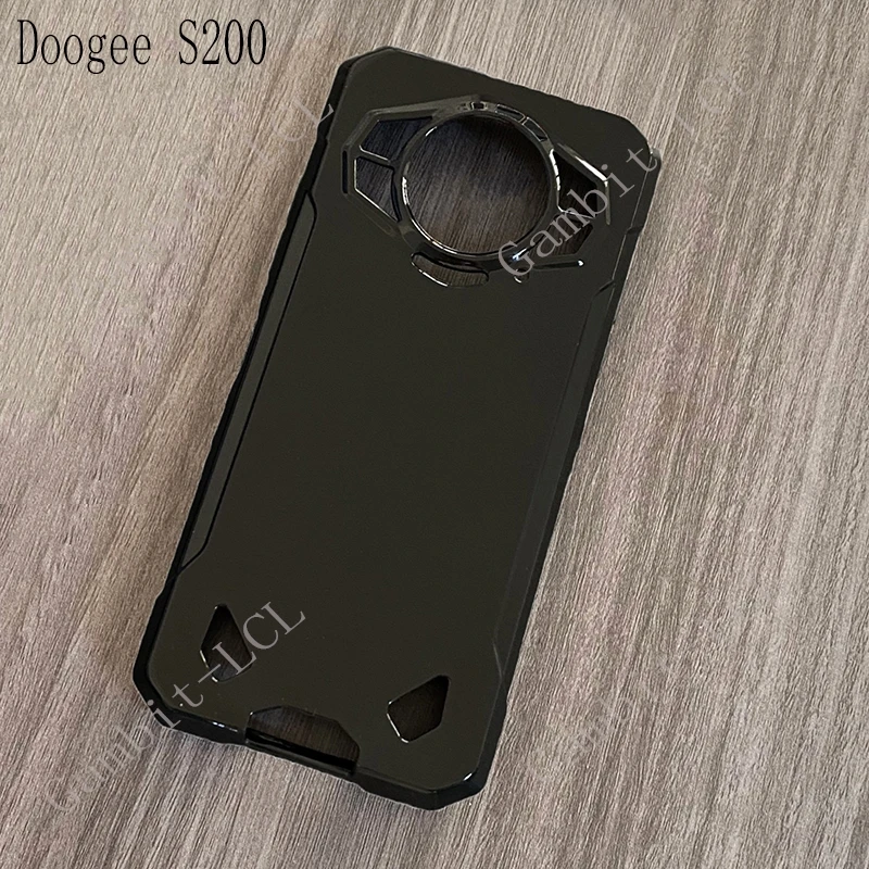 Чехол против падения для Doogee S200 2024 6 72 дюйма DoogeeS200 мягкий силиконовый чехол из ТПУ