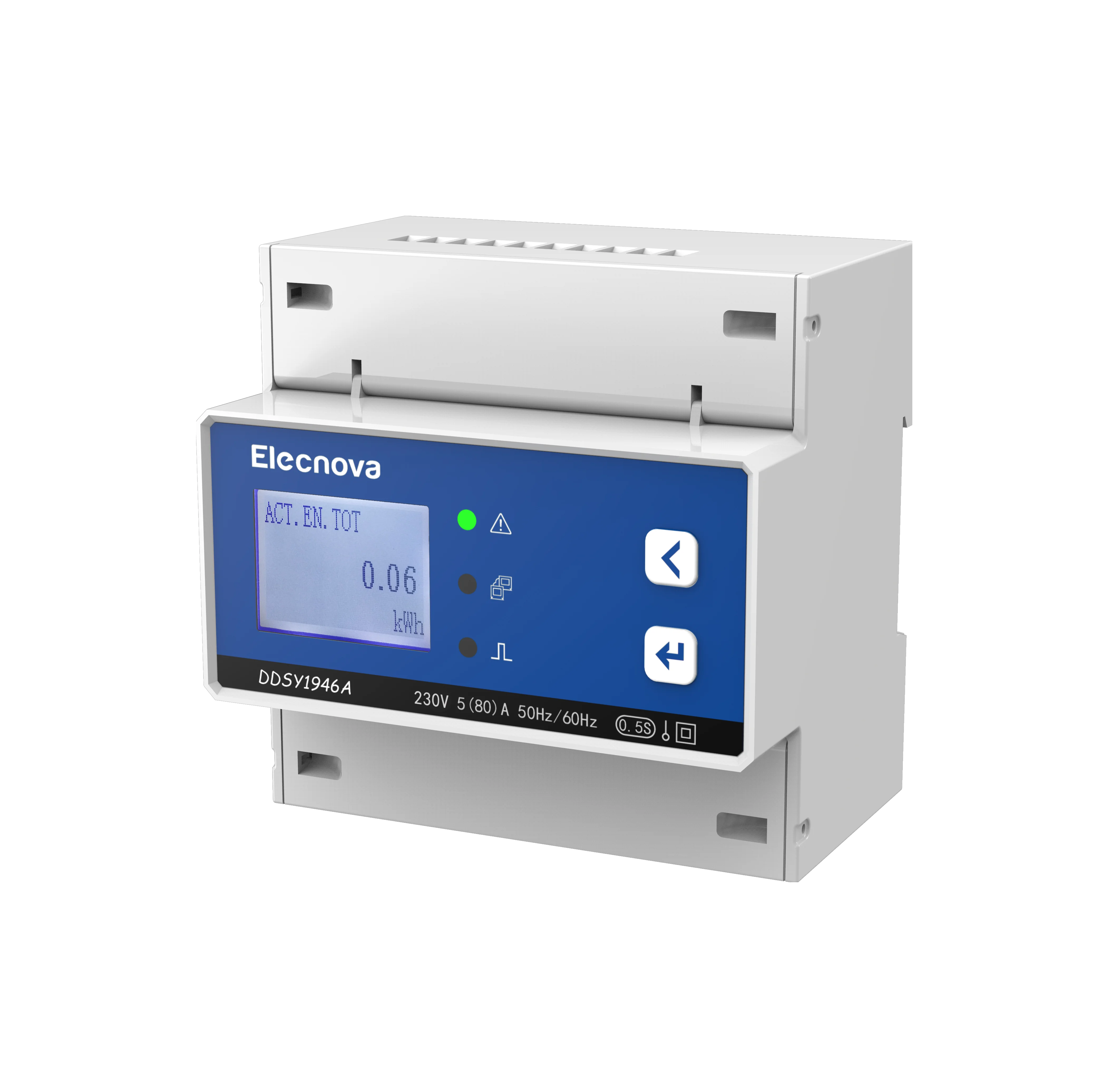 

DTSY1946A 3P4W LED display relay output smart three phase prepaid energy meter