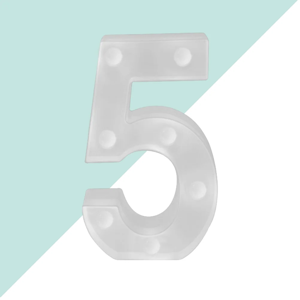 

LED Decor Light Up Number Sign Girl Heart Party Number Lights LED Number Sign Party Number Lights LED Number Lamp