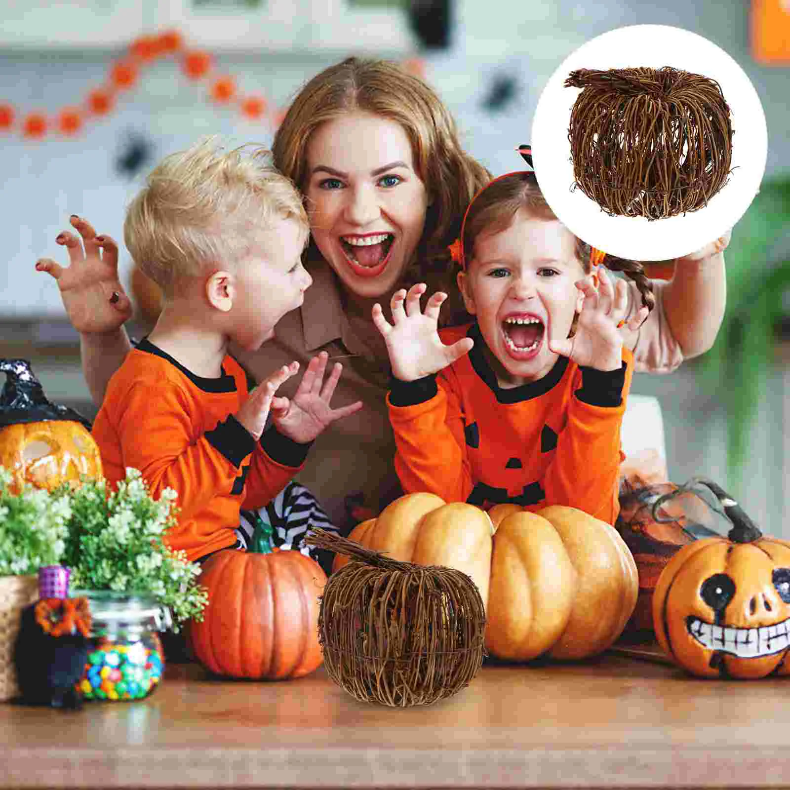 

1Pc Simulation Pumpkin Adornment Festival Decor Ornament Party Decoration